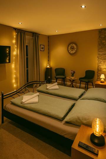 Ferienwohnung für 2 Personen, mit Whirlpool und Garten in Großschönau