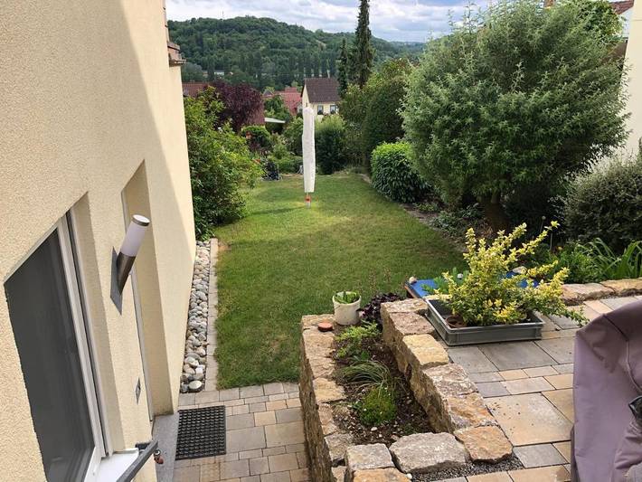 Ferienhaus für 3 Personen, mit Terrasse und Garten sowie Ausblick in Ochsenfurt