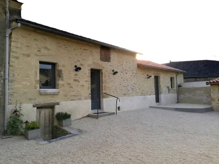 Gîte pour 6 personnes, avec jardin et vue dans Terranjou