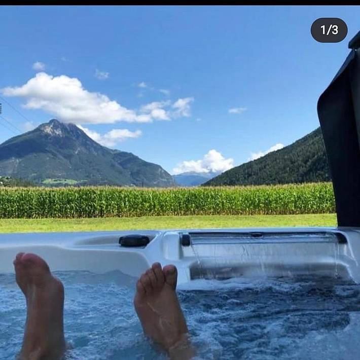 Ferienwohnung für 5 Personen, mit Terrasse und Whirlpool sowie Sauna und Ausblick in Imst
