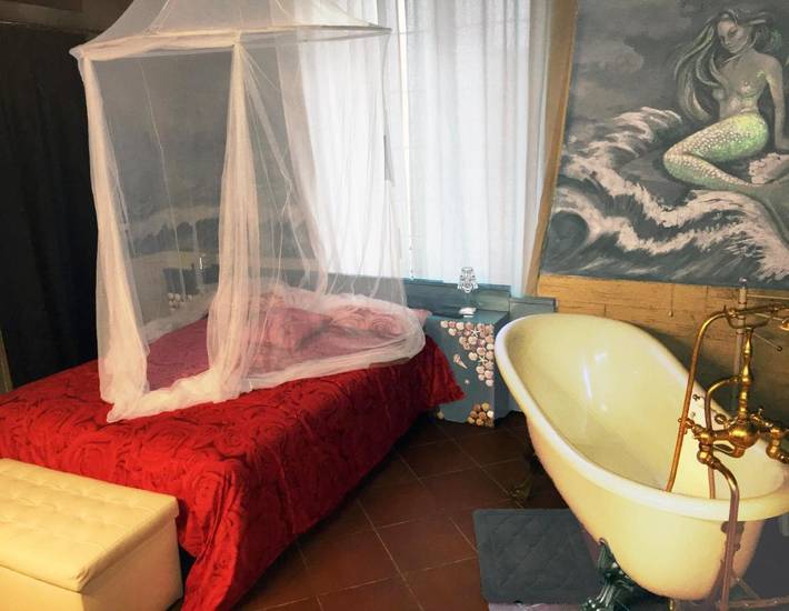 Pension voor 2 personen, met terras in La Spezia