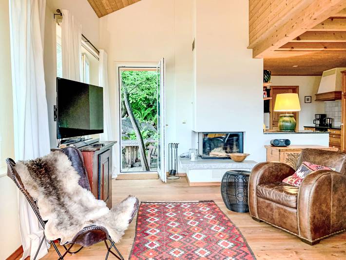 Ferienwohnung für 4 Personen, mit Ausblick und Balkon sowie Garten - 1