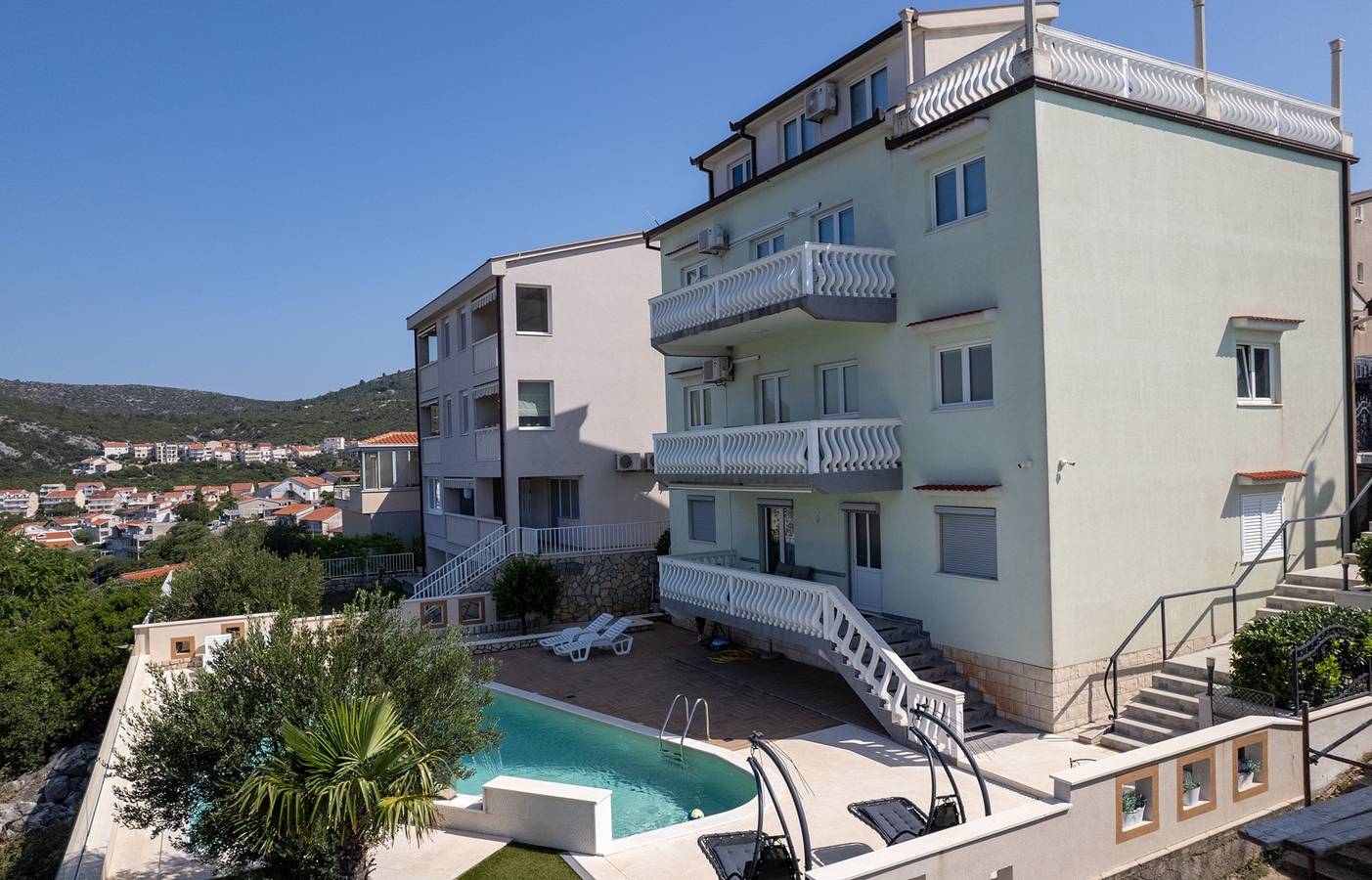 Ganze Wohnung, Ferienwohnung für 8 Personen mit Pool in Neum, Bosnien und Herzegowina