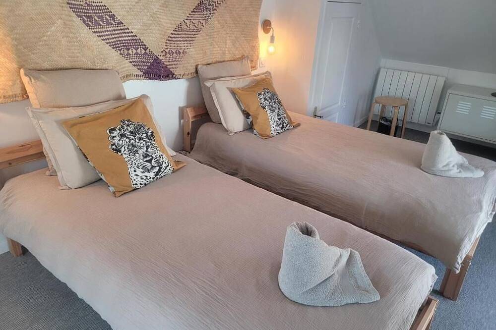 The charm of a small fisherman's house in Port-en-Bessin-Huppain, Bayeux region