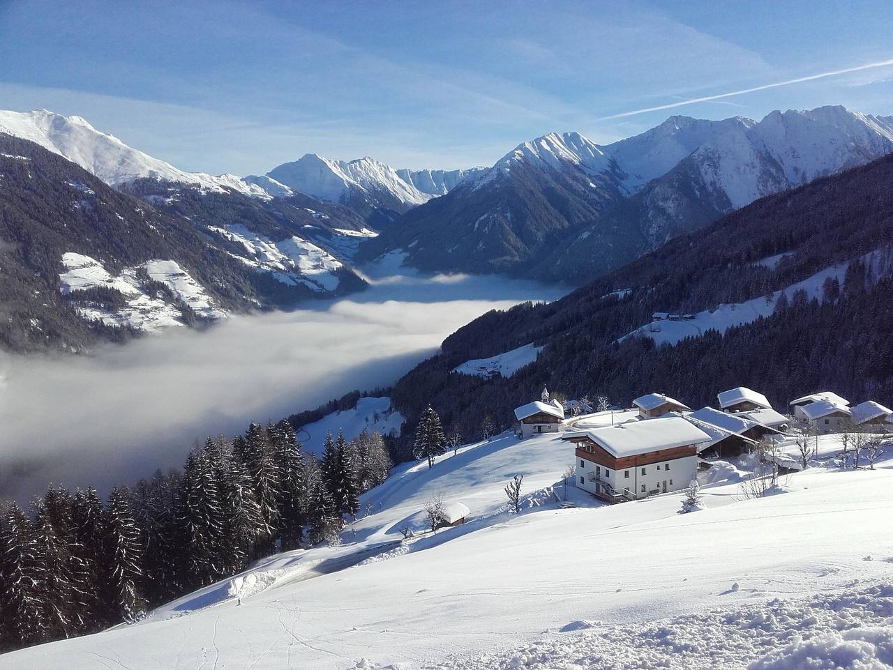 Ganze Ferienwohnung, Urlaub auf dem Bauernhof Joshof - Ferienwohnung Talblick in Ulfas, Moos in Passeier