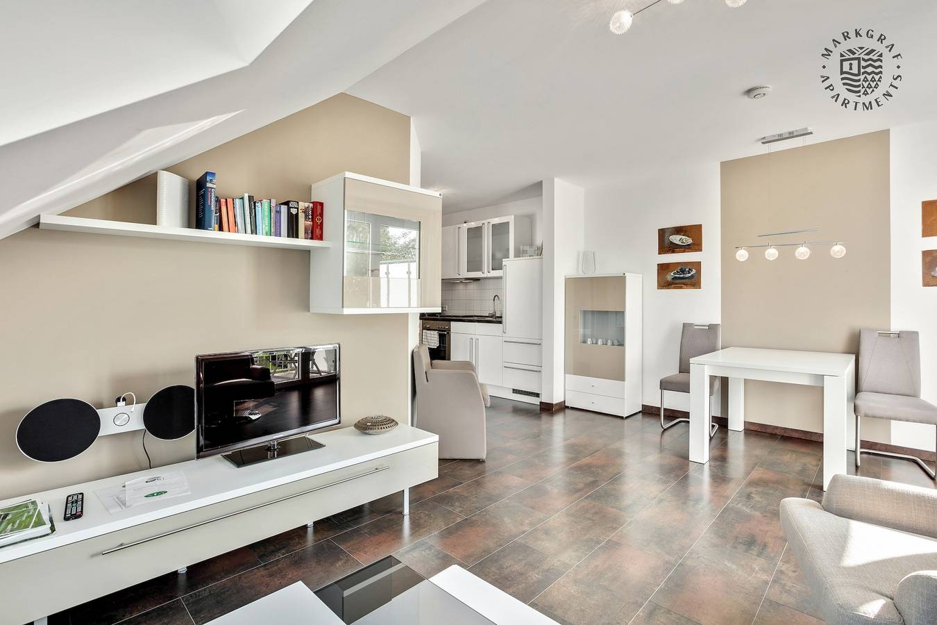 Ganze Wohnung, Apartment 4-09 Vita Therme Studio in Bad Bellingen mit Wlan und Außenbereich in Bad Bellingen, Südschwarzwald
