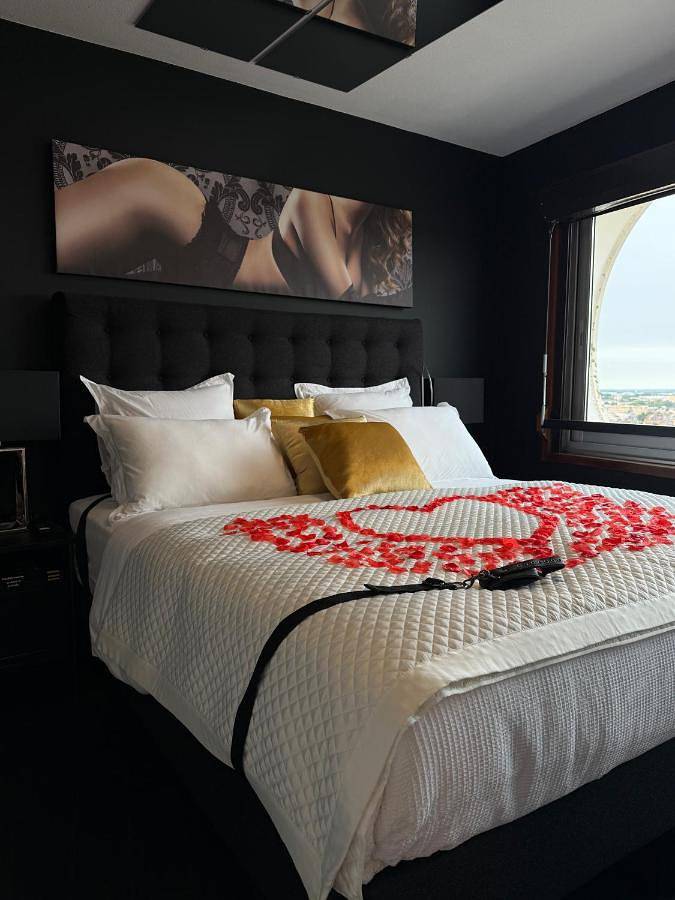 Hôtel pour 2 personnes, avec terrasse ainsi que vue et sauna