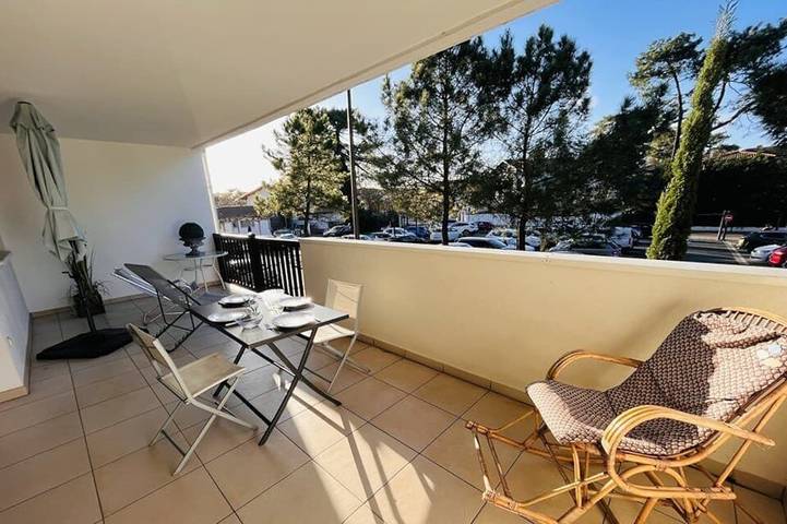 Gîte pour 6 personnes, avec Balcon dans Office De Tourisme D Hossegor