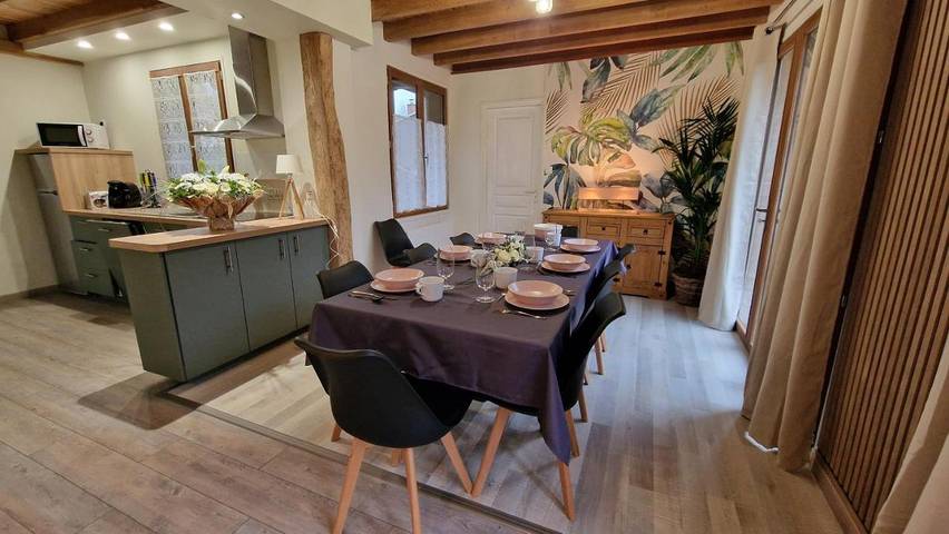 Gîte pour 2 personnes, avec jardin et balcon à Beussent