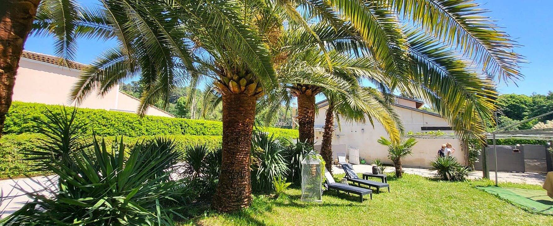 Appartement entier, 3 pièces dans belle propriété calme, Rdj clim Parking (Papillon) in Saint-Paul-de-Vence, Région de Cannes