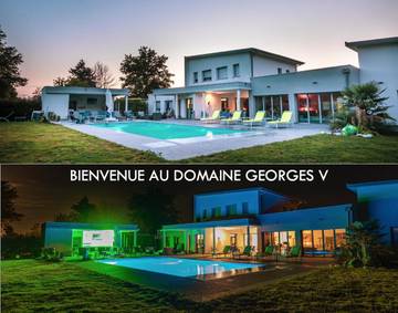 Cottage pour 2 personnes, avec piscine ainsi que jardin et vue à Saint-Junien