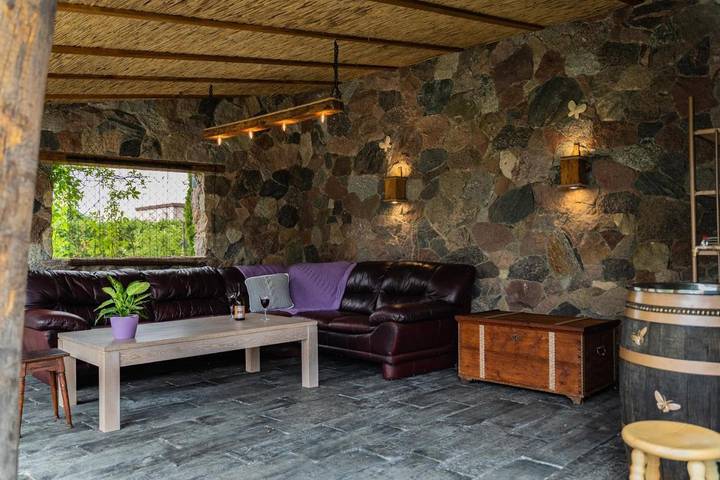 Ferienhaus für 2 Personen, mit Terrasse und Garten sowie Ausblick