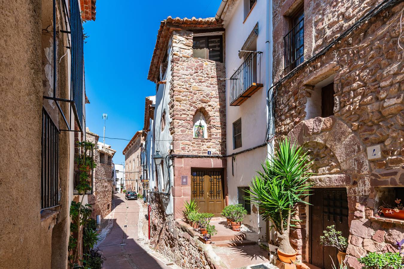 Casa rural 'Casa Retiro Vilafames' con vistas a la montaña, terraza privada y aire acondicionado in Villafamés, Provincia de Castellón