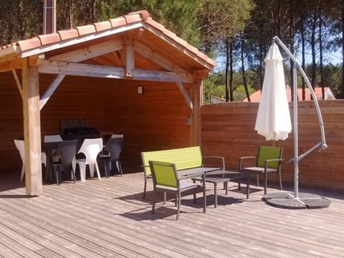 Location de vacances pour 8 personnes, avec terrasse et jardin dans Réserve naturelle du Courant d'Huchet - 3
