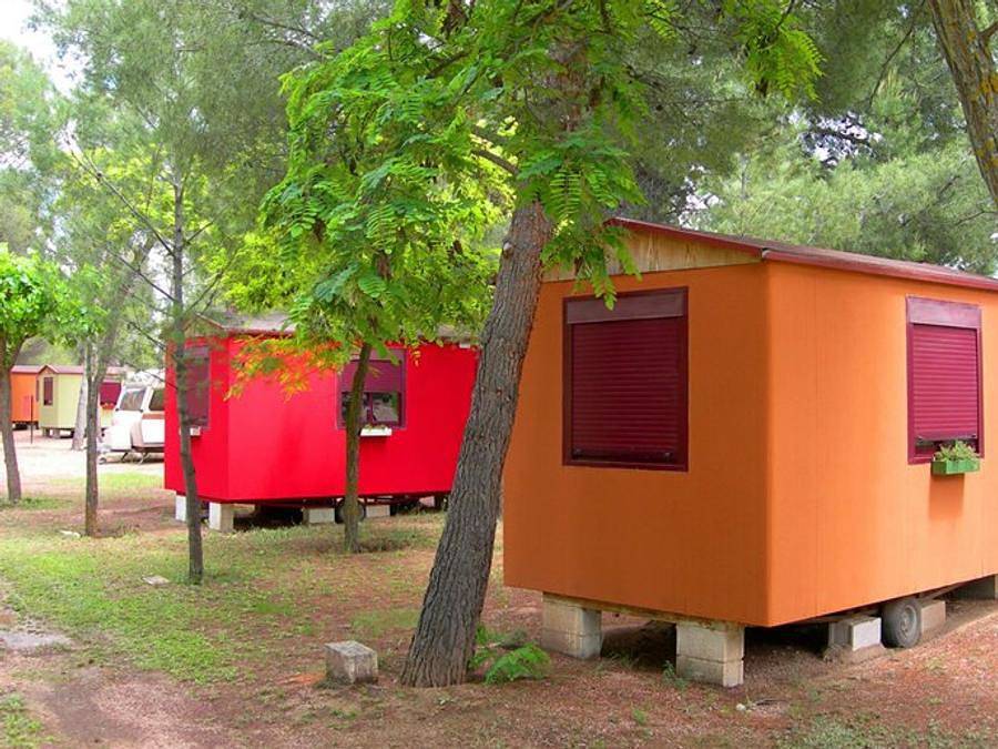 Camping Lago Resort - Mobilhome 2 personas - Rio Piedra - sin instalaciones sanitarias in Nuévalos, Provincia de Zaragoza