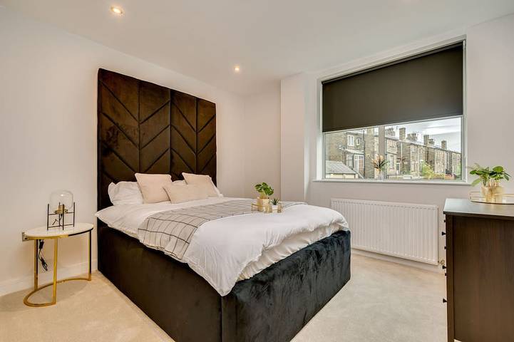Ganze Wohnung, Apartment-Deluxe-Ensuite mit Dusche-Stadtblick-Luxury One Bedroom in Bradford, Westliches Yorkshire