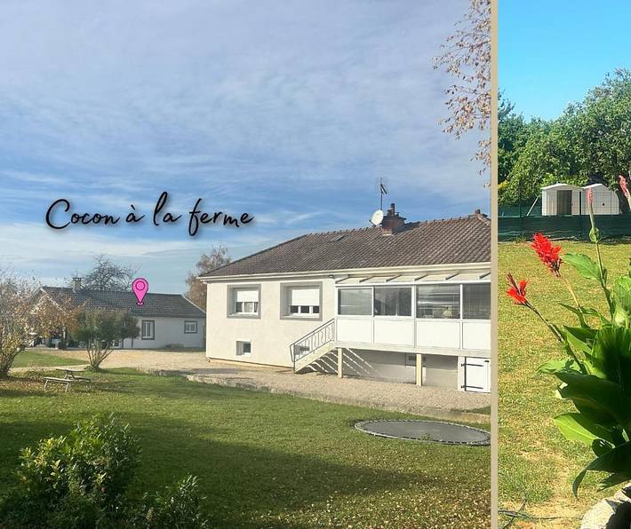 Gîte pour 6 personnes, avec Terrasse et Jardin à Loisy-sur-Marne