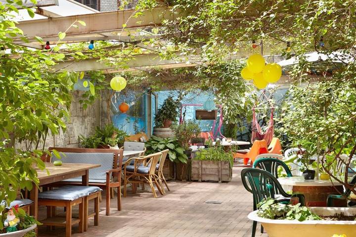 Hotel für 2 Personen, mit Terrasse und Garten sowie Ausblick in Neukölln Berlin - 4