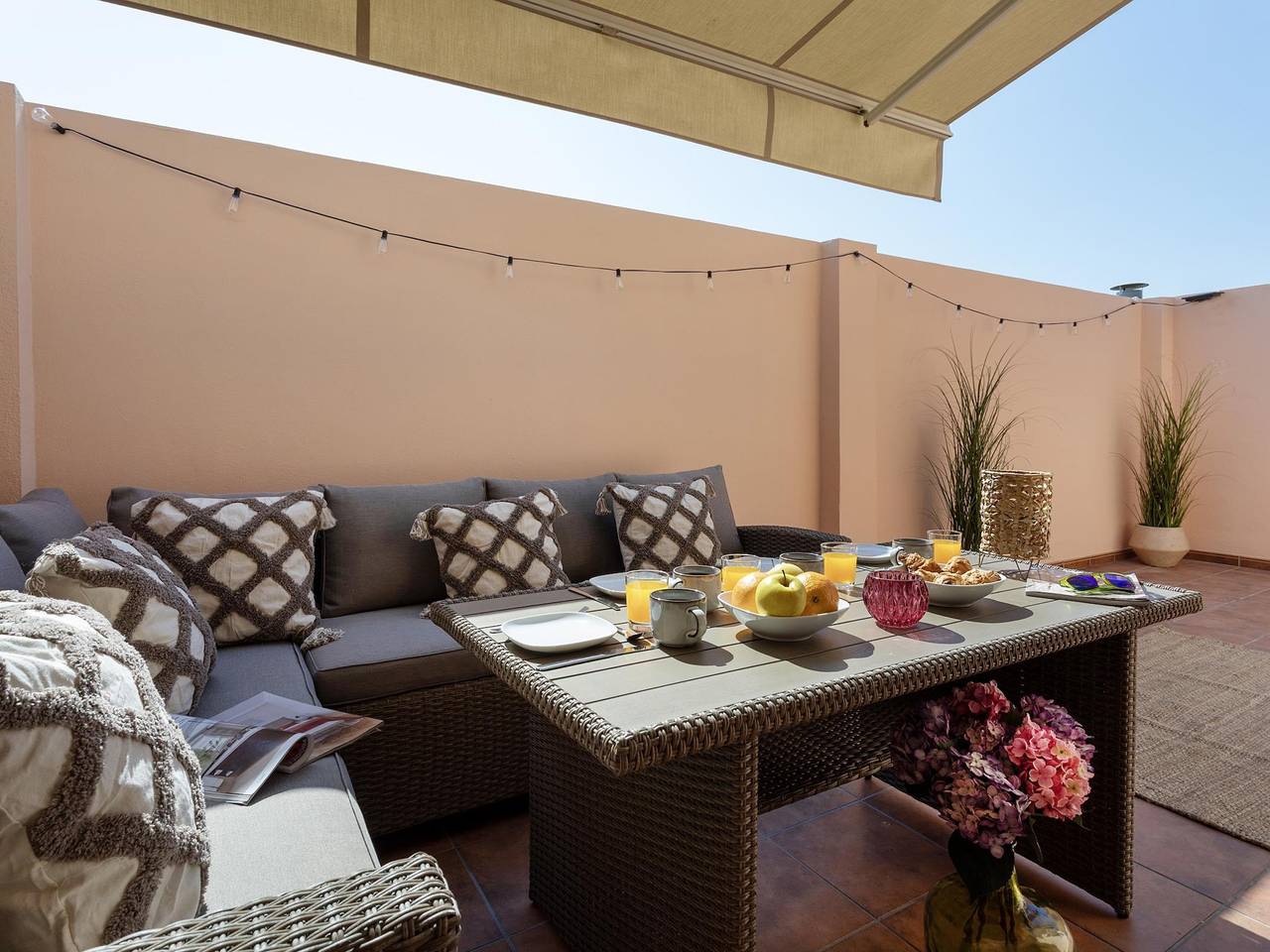 Ganze Ferienwohnung, Ferienwohnung für 4 Personen mit Terrasse in Cruz de Humilladero, Malaga