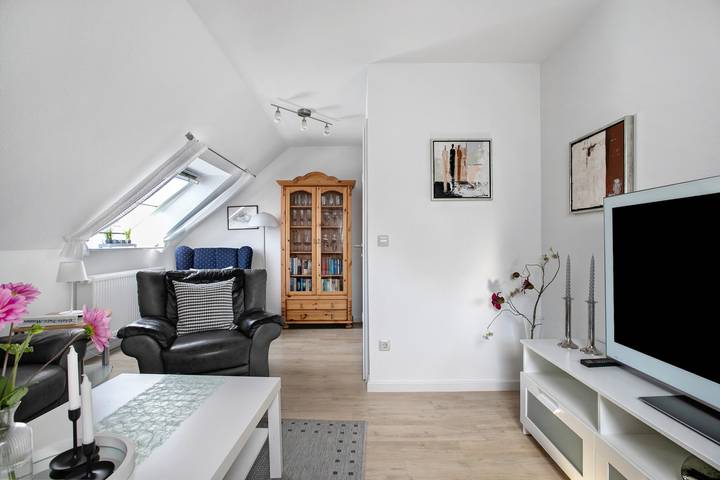 Hel lägenhet, Apartment 'Ferienwohnung Marita Carstensen' with Shared Terrace, Shared Garden and Wi-Fi in Viöl, Grünes Binnenland