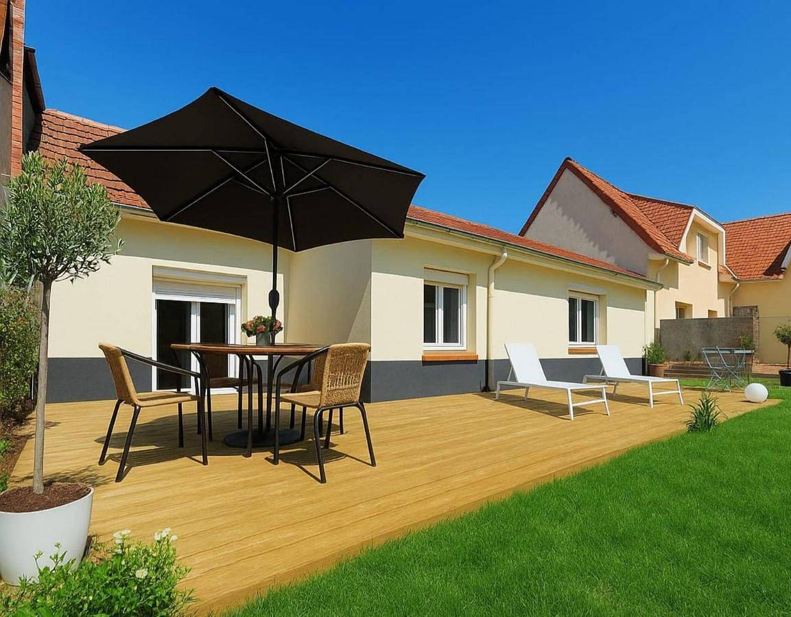 Appartement entier, La Casa Del Mar Maison avec jardin proche de la mer et de Dieppe in Bracquemont, Région de Dieppe