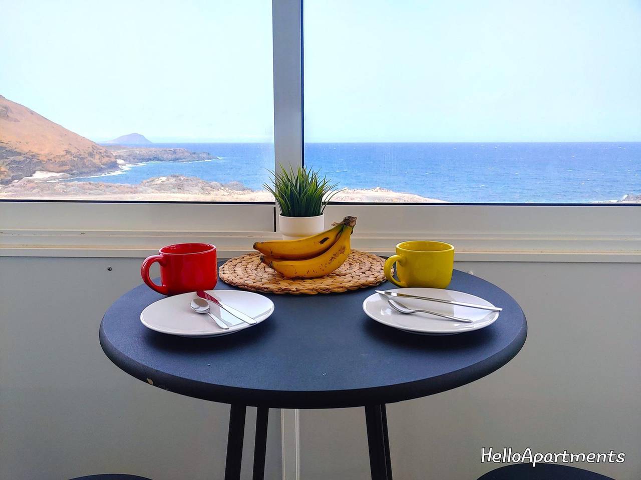 Ganze Wohnung, Meerblick-Ferienwohnung in Erster Reihe: 2 Sz, Wlan, Pool - Costa Sol, Costa del Silencio in Costa del Silencio, Arona