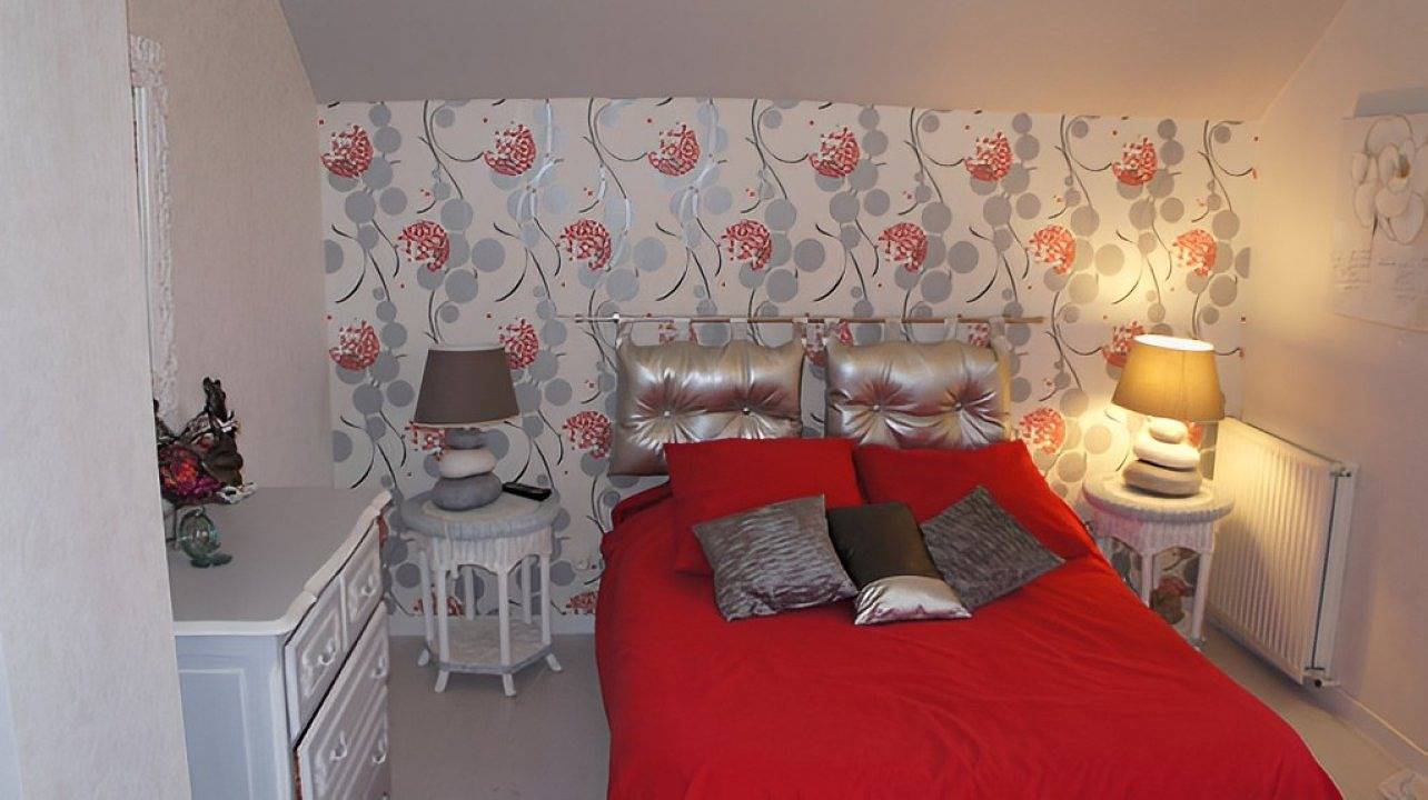"La Petite Maison", le Grand Massé - Chambre Rouge in Maux, Parc naturel régional du Morvan