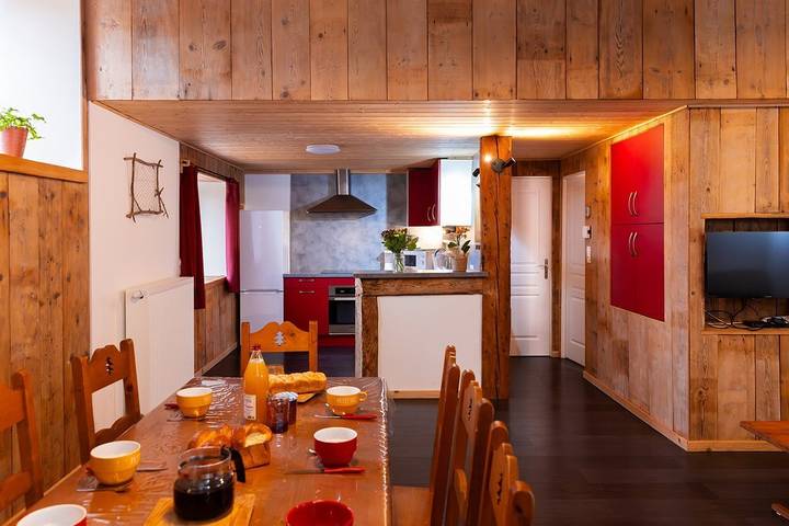 Gîte pour 8 personnes, avec Terrasse