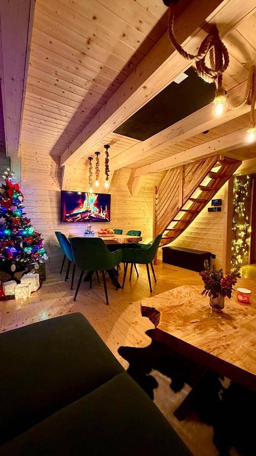 Domek letniskowy dla 9 osób, z jacuzzi i sauna oraz ogród w Słowacja