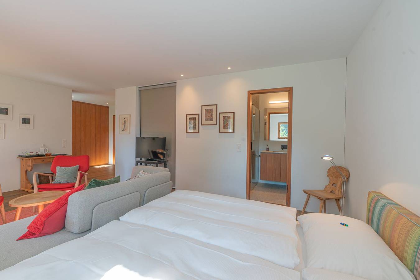 Ganze Wohnung, Chesa Piol Studio – Modernes Studio mit Aussicht & Wellness in Bregaglia, Sankt Moritz