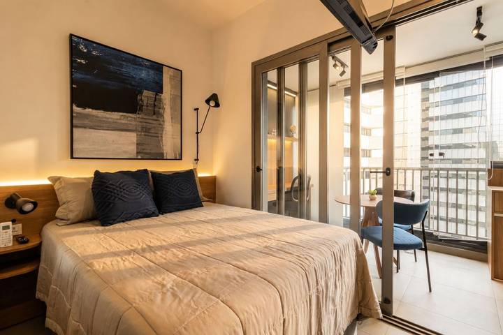 Estudio para 2 personas, con terraza y piscina - 1