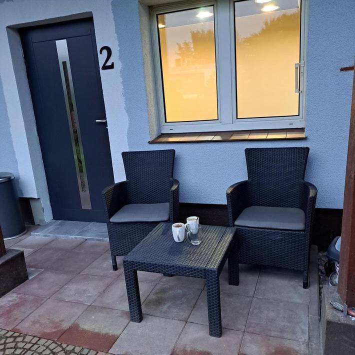 Apartament wakacyjny dla 2 osób, z widok i taras oraz ogród w Drawsko Pomorskie