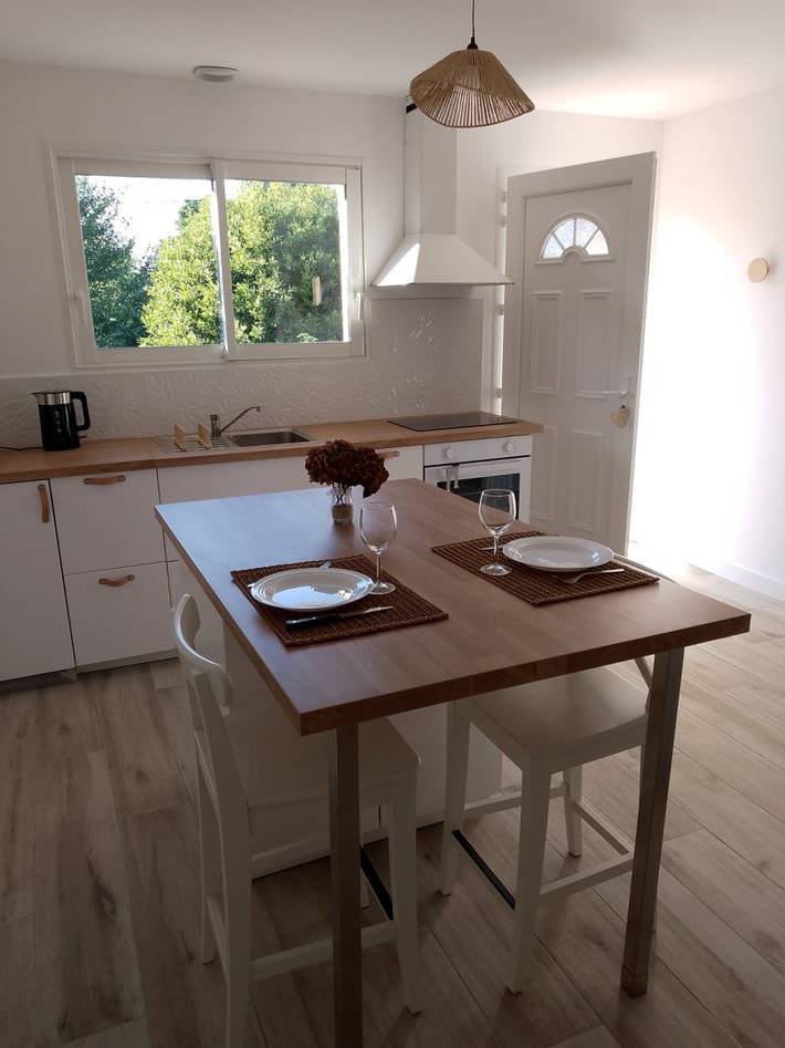 Gîte pour 2 personnes, avec jardin