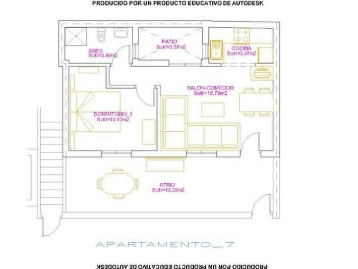Chalet para 4 personas, con piscina y jardín en Campo de Cartagena - 3