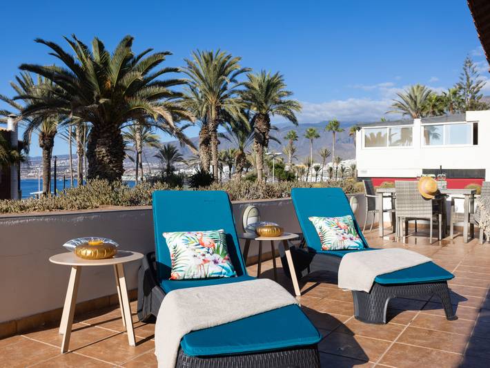 Gîte pour 4 personnes, avec bassin pour enfant et jardin ainsi que terrasse et vue à Playa de las Américas - 2