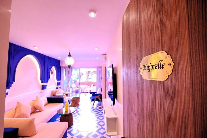 Gîte pour 3 personnes, avec vue ainsi que piscine et jardin dans Jardin Majorelle Marrakech - 3