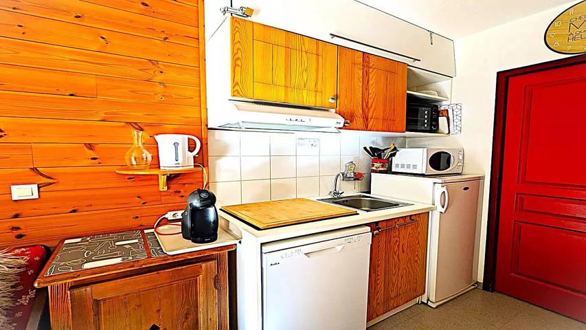 Ganze Wohnung, Pleasant T2 mit großem Balkon 4/6 Personen in Vallouise-Pelvoux, Nationalpark Écrins