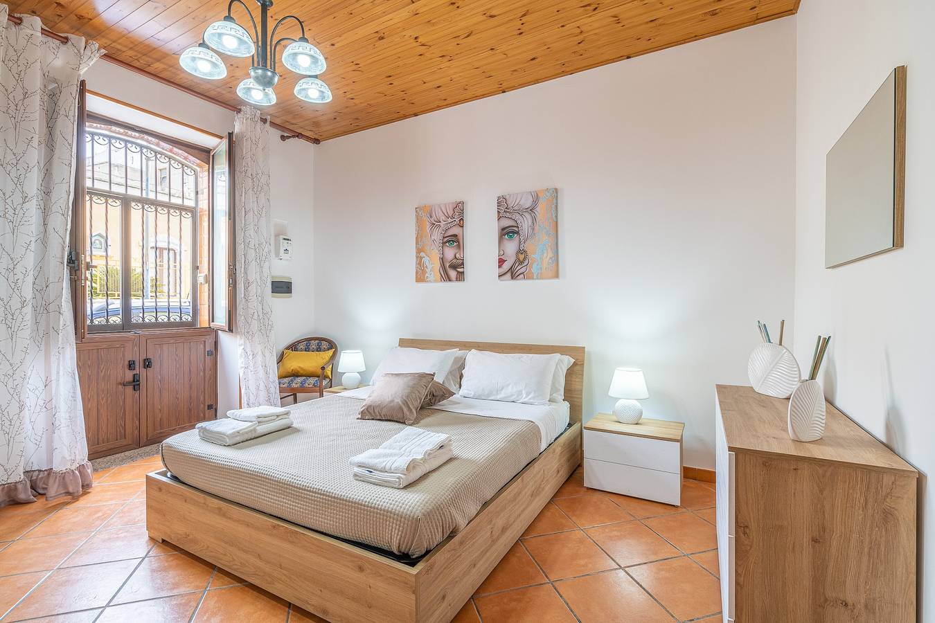 Appartement entier, Appartement de vacances "Casa D e G in Borgata" avec terrasse partagée et Wi-Fi in Syracuse, Province de Syracuse