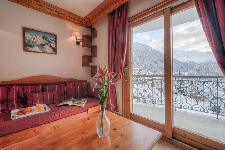 Ganze Wohnung, Le Cristal Nb4 Mont-Blanc View, Pool, Private Sauna, Parking & Free WiFi in Argentière, Chamonix