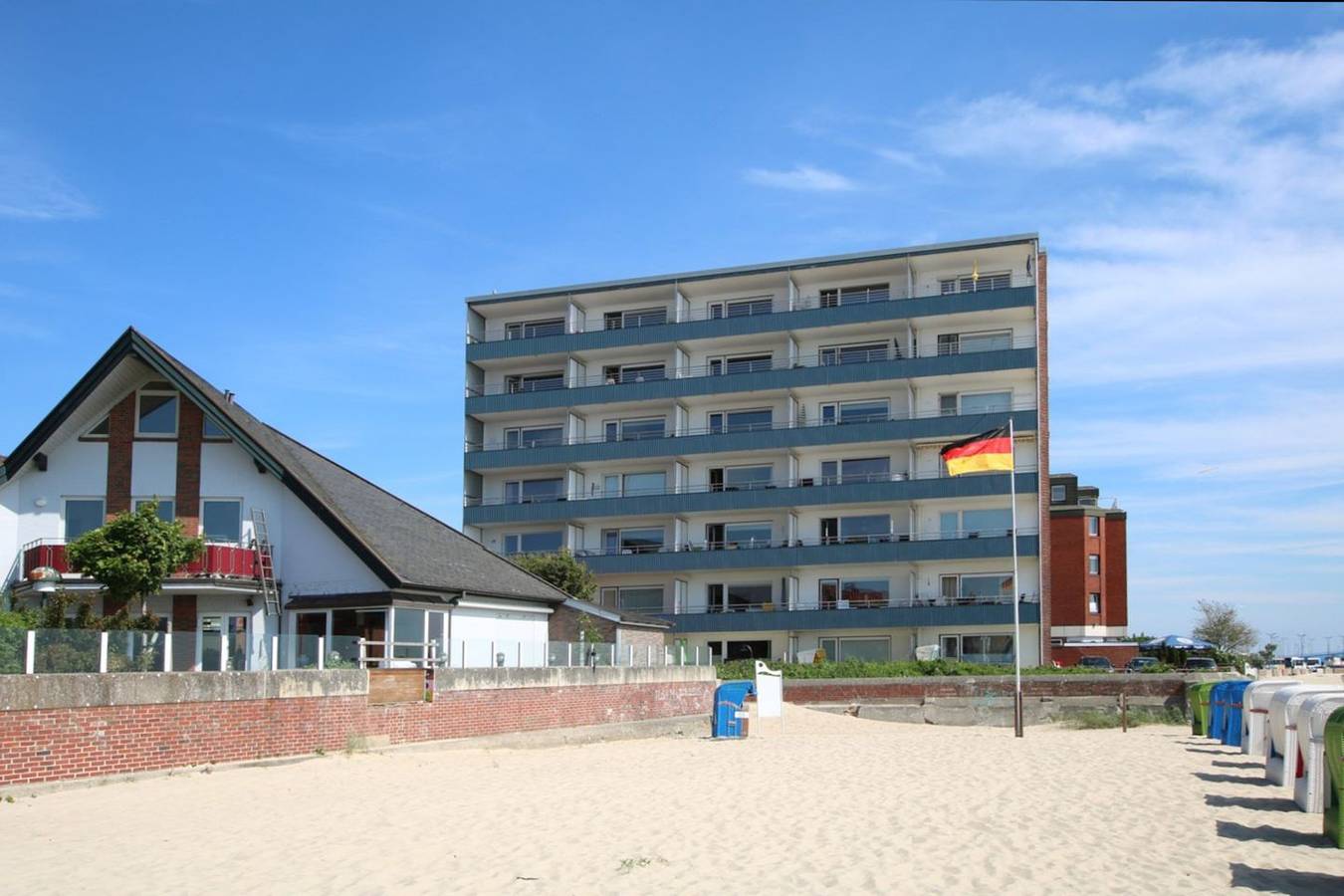 Ganze Wohnung, Ferienwohnung mit 1- Zimmer auf ca. 43m² in 1. Strandlage mit Meerblick in Wyk auf Föhr (Stadt), Wyk auf Föhr