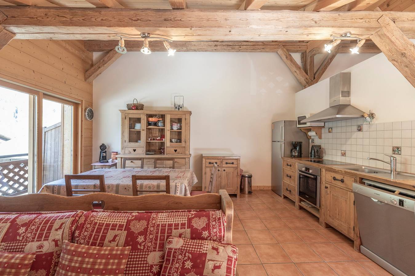 Chalet 'Les Salamanes - 6-7 Pers' mit Bergblick, Balkon und Wi-Fi in Sixt-Fer-à-Cheval, Region Bonneville
