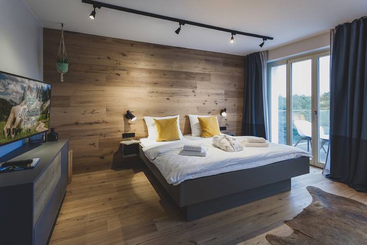 Ferienwohnung für 2 Personen, mit Sauna und Balkon sowie Pool, mit Haustier in Binz