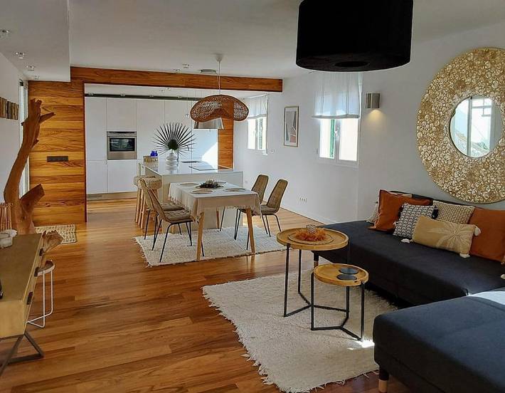 Ferienwohnung für 5 Personen, mit Balkon und Terrasse sowie Pool und Ausblick in Cala Ratjada