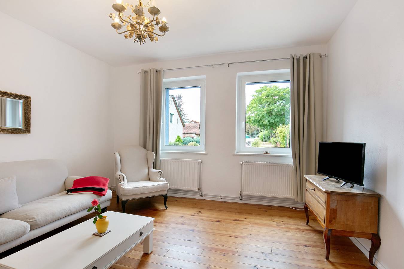 Ganze Wohnung, Ferienwohnung "Die Jute Stube" mit 2 Gemeinschaftsterrassen, Gemeinschaftsgarten und Wlan in Neuenhagen, Bad Freienwalde