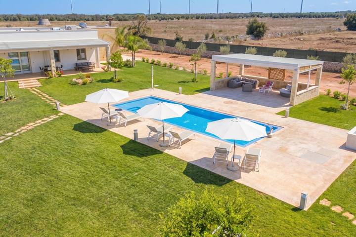 Ferienhaus für 10 Personen, mit Pool