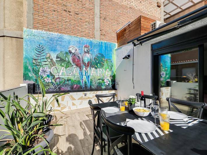 Casa vacanza per 7 persone, con Terrazza a L'Hospitalet de Llobregat