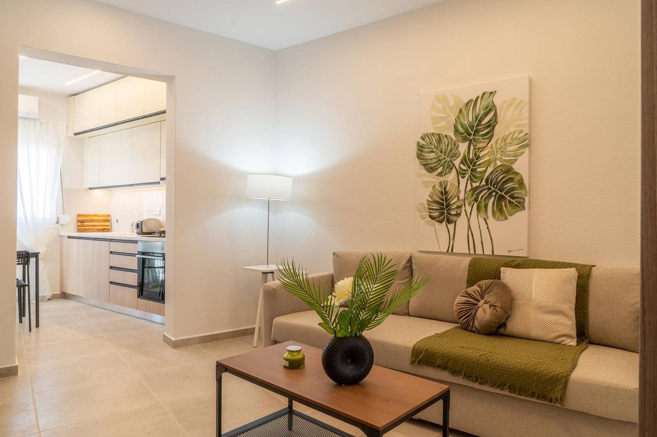 Appartement entier, Appartement de vacances pour 6 personnes avec balcon in Région d'Iraklio-Héraklion