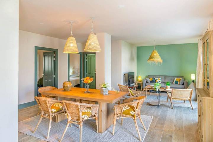 Casa de vacaciones para 8 personas, con terraza y jardín en Ribera Navarra