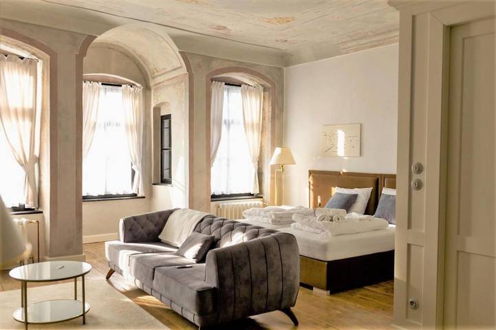 Appartement de vacances pour 3 personnes, avec vue et jardin