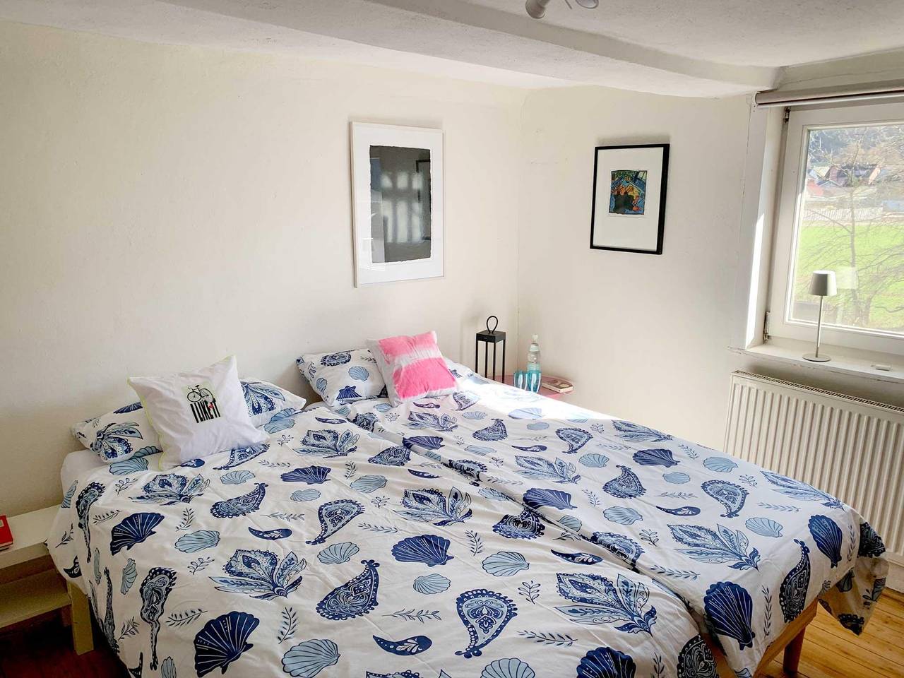 Ganze Ferienwohnung, Radler-Doppelzimmer Weser-Liebe in Bodenfelde, Weserbergland